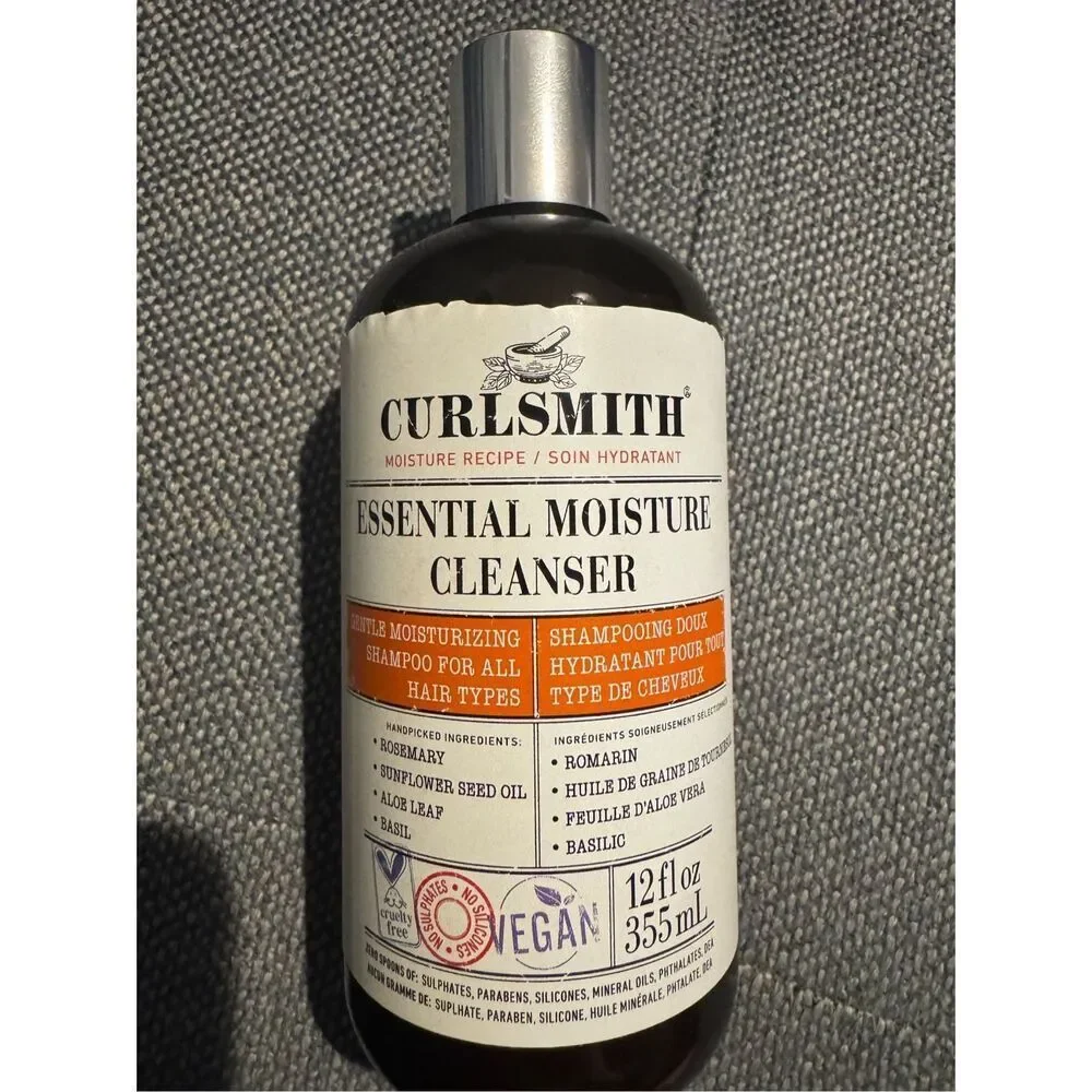 Curlsmith essential moisture cleanser 12 oz new without box